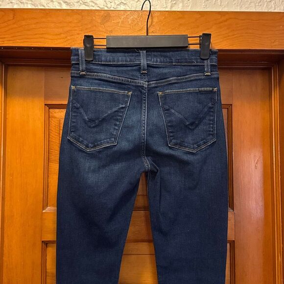 Hudson Mid Rise Dark Wash Blair Skinny Jeans Women’s 26 - Picture 4 of 7